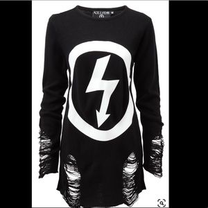 KILLSTAR x MARILYN MANSON Bolt Sweater